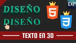 Como hacer un Texto Animado en 3D con Html5 y Css3
