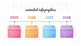 PowerPoint Infographic Project Timeline Template
