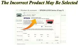Communication Error The Incorrect Product May Be Selected Fix