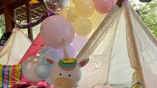 cabana pra festa do pijama infantil 💕