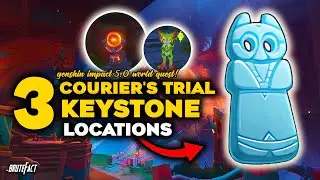 All 3 Courier's Trial Keystone Locations | Ancestral Temple Puzzle Guide | Genshin Impact 5.0