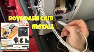 Rove R2-4K Dash Cam Hard Wire Installation Demo