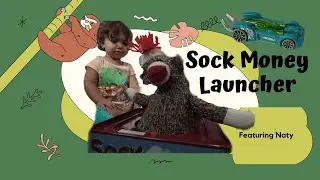 Sock Monkey Hot Wheels Launcher