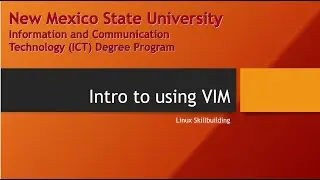 Intro To VIM