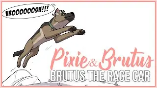 Brutus The Race Car! | Pixie and Brutus Comic Dub