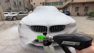 Satisfying BMW 3  Foam Wash: Exterior Detailing