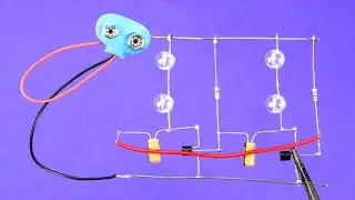 How to Make a Simple Flip Flop LED Circuit without using any IC | Simple Electronic Circuit Ideas