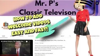 👀How To Add Welcome Videos To Your YouTube Channel in Seconds