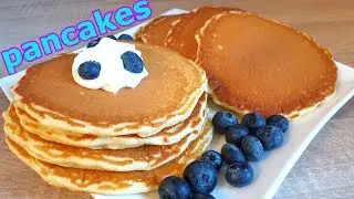 The best recipe for PANCAKES 👌 delicate and fluffy American pancakes 👍 delicious breakfast