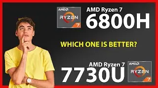 AMD Ryzen 7 6800H vs AMD Ryzen 7 7730U Technical Comparison