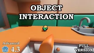 Create first person and interact with objects - Learn Godot 4 3D - no talking