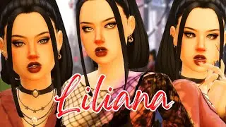 Liliana🥀⚰️ | Gothic Babe🦇🍷 | The Sims 4 // Create a Sim