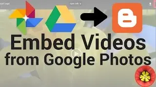 Embed videos from Google Photos or Drive on your blog or website