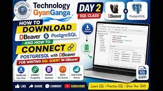 How to Install PostgreSQL & DBeaver and Connect PostgreSQL with DBeaver | Beginner