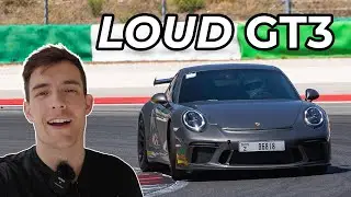 POV: Loud Porsche GT3 on a F1 track
