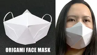 DIY ORIGAMI FACE MASK / HOW TO MAKE A PAPER MASK 😷 / SAFETY MASK