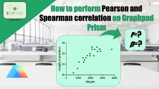 How to Perform Pearson and Spearman Correlation Using GraphPad 