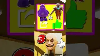 Grimace Shake or TITAN Camera Man VS Rich SKIBIDI TOILET MrBeast Challenge Animation