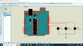 02. Arduino traffic light implementation using proteus