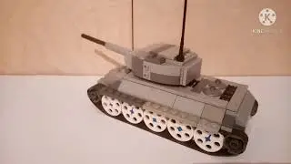 Легендарный Т 34-85 из лего.
