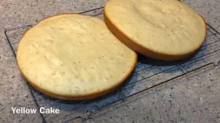 Yellow Butter Cake || How to make easiest yellow butter cake