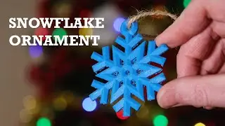 Weekend Print - Snowflake Ornament