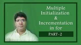 Multiple initialization in for loop in c | for loops
