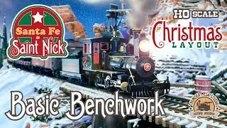 HO Christmas Layout | Basic Benchwork | SF&SN Part 1