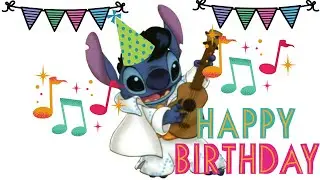 FELIZ CUMPLEAÑOS COMICS / Canción de Cumpleaños Estilo Rock & Roll / Stitch y Elvis 