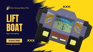 Lift Boat Mini Games Retro 90s Gameplay - Handheld lcd mini game Paraguai alarm clock