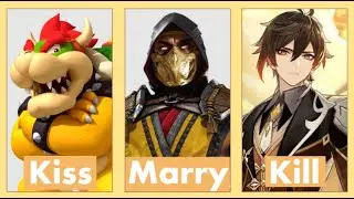 Video Game Men Kiss Marry Kill