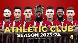 Athletic Club Facepack Season 2023/24 - Sider and Cpk - Football Life 2024 and PES 2021
