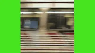 Subway train green screen effect | Train Inside View Green Screen Effects Footage 4K | 