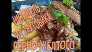 Шницель из серно-жёлтого трутовика