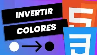 Invertir colores en CSS - filter invert