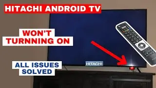 How to Fix Hitachi TV Not Turning On | Red Light Issues