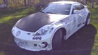 Sharpies Nissan 350z Mario Bros theme