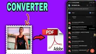 Como Converter Imagem JPG para PDF usando o (CELULAR)