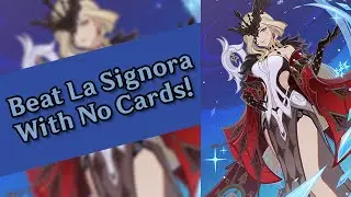 Beat La Signora Without Using Any Card - Genshin Impact TCG