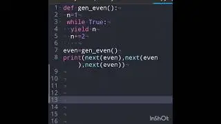 Python generator object