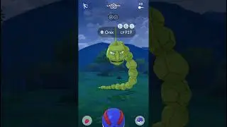 ✨ Shiny Onix Alert! ✨ Got it during my daily incense!! #shinypokemon #pokemongo