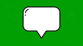 Speech Bubble Green Screen | Speech Bubble Green Screen Overlay