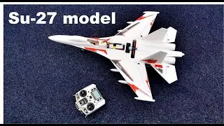 اختبار نموذج طائرة بجامعة (HUST) بالصين (تصوير جوى بالدرون) - Su 27 model