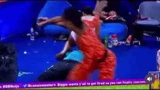 Moment between Chichi and Deji