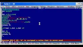 C Programming tutorial-33- passing values between function
