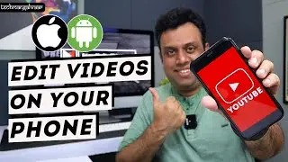 How to edit videos on your phone in hindi (FREE app for iPhone & Android) - edit videos on phone