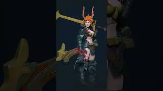 Buuny Warrior 3D ZBrush Sculpt #zbrush #3dmodeling #digitalsculpting #youtubeshorts