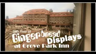 Grove Park Inn's National Gingerbread House Competition 2022 Display