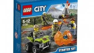 LEGO CITY 60120 набор для начинающих исследователей вулканов
