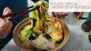 Molays cooking Chicken soup noodles/ Molays special👌